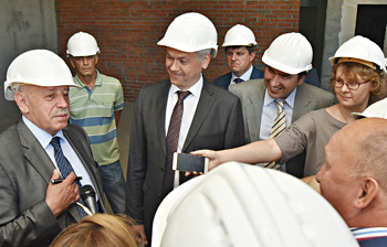 Высокие темпы строительства перинатального центра находятся под контролем Губернатора Новосибирской области
