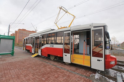 В Новосибирске обновят пять трамваев для левобережья