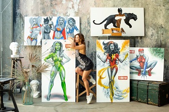 12 мая в Москве стартует яркая поп-арт выставка в стиле супергероев