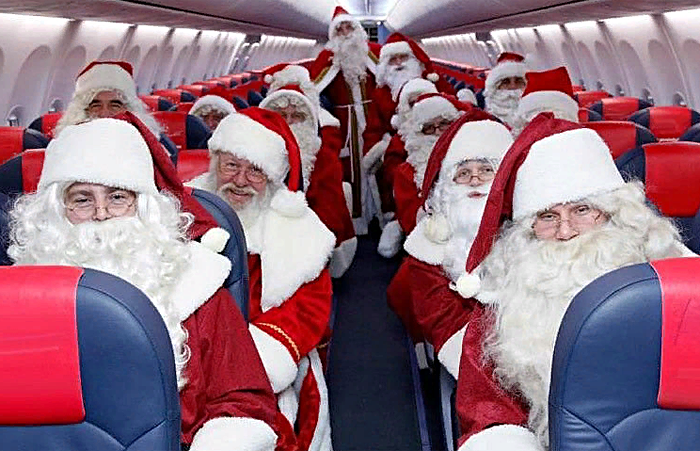 Бесплатные полеты для пассажиров в новогодних костюмах раздает «Победа»