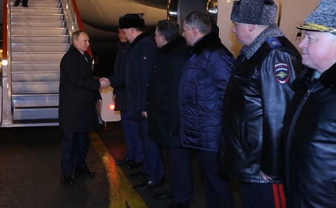 Владимир Путин в Новосибирске 