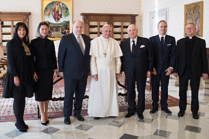 Вячеслав Моше Кантор в беседе с Папой Римским отметил важность межрелигиозного сотрудничества