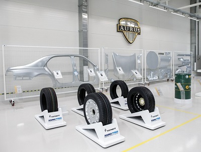 KAMA TYRES на презентации AURUS анонсировал продажи новых моделей шин