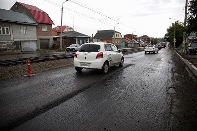 Двойной ремонт ул. Волочаевской в Новосибирске закончится в сентябре