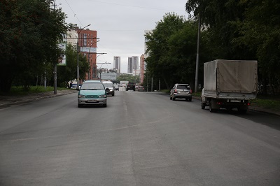 В Новосибирске отремонтировали дорогу по улице Красина