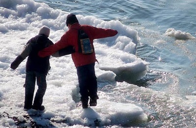Ещё два ребёнка в Новосибирске провалились под лёд