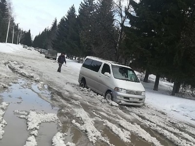 Режим повышенной готовности ввели в Новосибирске. В городе начал таять снег