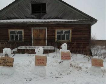 В Архангельской области женщину задержали за "митинг снеговиков"