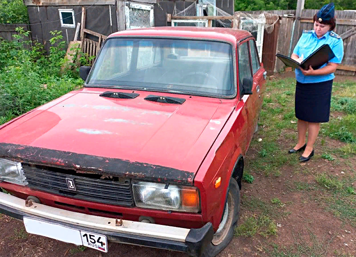 За пристрастие к алкоголю у новосибирца конфисковали автомобиль в пользу государства