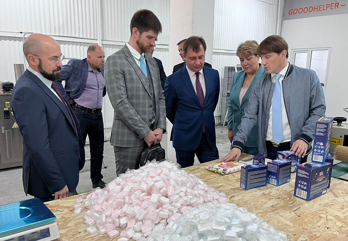В подмосковном Подольске открылся завод по производству бытовой химии GoodHelper