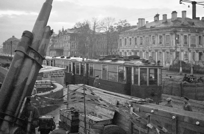 трамваи блокада Ленинград