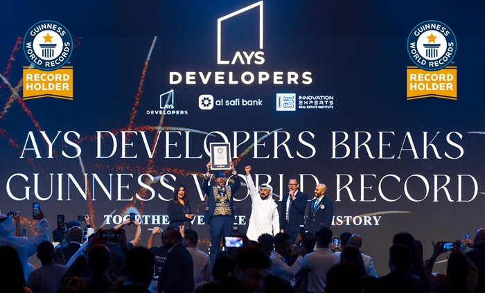 Компания AYS Developers установила мировой рекорд на конференции по недвижимости